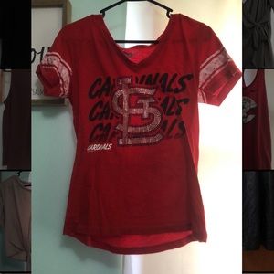 St Louis Cardinals bedazzled shirt